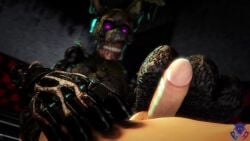 2boys animated anthro balls burntrap erection feet first_person_view five_nights_at_freddy's five_nights_at_freddy's:_security_breach foot_fetish foot_play footjob gay genitals interspecies looking_at_viewer machine male male/male male_pov nude penis rabbit robot rookieanimator210 scottgames sex sound springtrap_(fnaf) tagme video