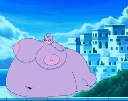 ass_expansion belly_expansion blaze_the_cat breast_expansion enjoying_expansion fat_fetish goaway49097 grabbing_own_breast huge_belly huge_breasts hyper_ass hyper_belly hyper_breasts immobile looking_at_self meat_wall_(body_type) sonic_(series) sonic_rush sonic_the_hedgehog_(series)