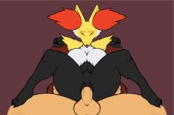 balls big_breasts breasts closed_eyes delphox faceless_male female galmgaruda51 male nintendo penetration penis pokemon pussy straight vaginal_penetration video_games