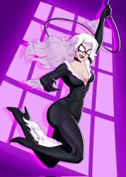 1girls 2026 alluring big_breasts black_cat_(marvel) black_lipstick bodysuit breasts choker collar color colored curvaceous curvaceous_body curvaceous_female curvaceous_figure curvaceous_hips curvy curvy_body curvy_female curvy_figure curvy_hips enticing felicia_hardy female hips hourglass_figure light-skinned_female light_skin marvel marvel_comics mask masked masked_female pinup rick_meister rope seducing seductive seductive_smile skin_tight spider-man_(series) superheroine swinging teasing temptation tempting thick thick_breasts thick_hips thick_thighs thief tight_clothes tight_clothing voluptuous voluptuous_female whip white_fur white_hair wide_hips zipper