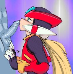 2boys henshintiger long_hair male_only mega_man mega_man_zero penis skinny yaoi zero_(mega_man)