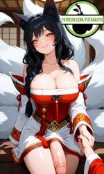 ahri from league of legends by futanastic