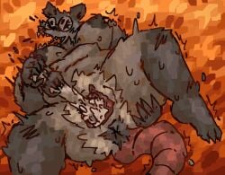 american_opossum anthro anus ass big_breasts big_butt blush blush_lines bodily_fluids bong bouncing_breasts breasts butt_grab desamistesae_fafratarello_flumendo_styx drugs eyewear female flying_sweatdrops fur genital_fluids genitals glasses grey_body grey_fur hand_on_butt improvised_sex_toy looking_pleasured lying mammal marsupial masturbation messy_fur motion_outline motion_path muffin_top neck_tuft nipple_piercing nipples nude on_back orange_background penetration piercing pubes raised_leg scaliescum simple_background solo spread_legs spreading sweat sweatdrop tail thick_thighs tremble_spikes trembling_for_pleasure tuft vaginal_fluids vaginal_penetration virginia_opossum vulva wearing_glasses