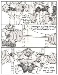 abs biceps breasts female grandmasterlucilious may_(pokemon) muscles muscular muscular_arms muscular_female muscular_legs muscular_thighs pokemon weights