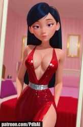 violet parr from disney by pdbai