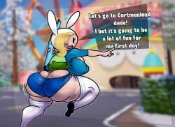 fionna the human girl from adventure time by thehoraco