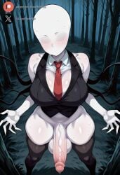 slenderman from creepypasta by roxygtf