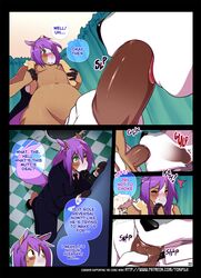 2016 balls black_nose blush brown_fur canine closed_eyes comic deckland_(tokifuji) english_text equine erection fellatio fur gavin_(tokifuji) girly green_eyes grey_fur group hair horse male mammal mustelid navel one_eye_closed oral original page_22 page_number penis purple_hair reggie_(tokifuji) sex text tokifuji tongue weasel white_fur wolf yaoi