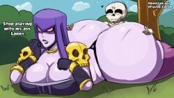 1boy 1girls animated ass big_ass big_breasts big_thighs bounce bouncing bouncing_ass breasts clash_(series) clash_of_clans clash_royale dialogue female female_focus flavorcream ghostar gif gigantic_ass gigantic_breasts gigantic_thighs glowing_eyes huge_ass huge_breasts huge_thighs hyper hyper_ass hyper_breasts hyper_thighs jiggle jiggling jiggling_ass larry_(c.o.c) legwear loop looping_animation male perfect_loop phat_ass pink_eyes size_difference skeleton skeleton_(clash_of_clans) smaller_male supercell tall_female taller_female text thick_ass thick_thighs thighs witch witch_(clash_of_clans) witch_(clash_royale)