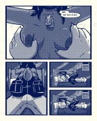 anthro asriel_dreemurr bed bovid breast_grab breast_squish breasts bulge caprine clothed clothing comic deer deltarune dess_holiday duo ear_piercing ear_ring female female_on_top furniture goat grinding grinding_on_penis halftone hand_on_breast hi_res jewelry kiss_on_lips kissing looking_up male male/female male_on_bottom mammal monochrome necklace new_world_deer nipples on_bed on_bottom on_top piercing pinning_down reindeer ring_piercing sexylinguini squish topless undertale undertale_(series) wholesome