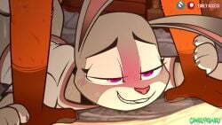 1_minute_long 1boy 1girls anal anal_sex animated bed bedroom_sex canaryprimary cum cum_in_ass cum_inside furry gaping_anus high_resolution highres judy_hopps long_video longer_than_30_seconds longer_than_one_minute male_on_top moaning moaning_in_pleasure nami955 nick_wilde pleasure_face pleasured_female prone_bone purple_eyes reupload sound sound_warning stellarincubus straight tagme vaginal_fluids video zootopia