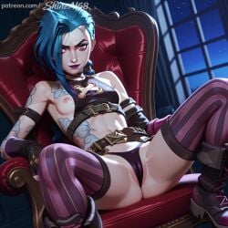 jinx (arcane) from arcane by shineai68