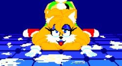 1futa 1girls 2d 2d_animation 2girls afrosoricid ambiguous_gender ambiguous_penetration animated anthro belly bimbofied blue_eyes blue_eyeshadow blue_lipstick bouncing_breasts breasts breath butt_ripples canid canine clothing crossgender cum_puddle duo eyelashes eyeshadow faceless_character female fox fucked_silly fur gif gloves green_body green_fluid handwear head_tuft holding_tail hologram idw_publishing inner_ear_fluff intersex intersex/female lipstick looking_pleasured lying_on_breasts lying_on_ground makeup mammal miles_prower multicolored_body nipples no_shading nude nude_female on_ground orange_body panting penetration pink_nipples professionalnuthead rule_63 sega shoes_on sonic_(series) sonic_the_hedgehog_(comics) sonic_the_hedgehog_(idw) sonic_the_hedgehog_(series) surge_the_tenrec syringe tail tenrec tongue tongue_out tuft two_tone_body white_body white_fur yellow_arms yellow_belly