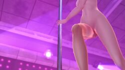 animated big_breasts eiyuu_densetsu kuro_no_kiseki milf orange_hair paulette pole_dancing strip_club stripper_pole tagme video