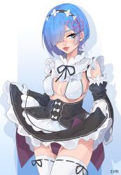 rem (re:zero) from re:zero kara hajimeru isekai seikatsu by evviart