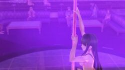 black_hair eiyuu_densetsu female kirika_rouran kuro_no_kiseki pole_dancing strip_club stripper_pole tagme video