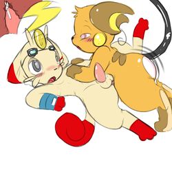 anal anal_sex ass balls cum cum_in_ass cum_inside internal male meowth nintendo penetration penis pokemon pokemon_(species) raichu rairai video_games yaoi