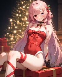 ai_generated christmas christmas_outfit essievt tagme vtuber