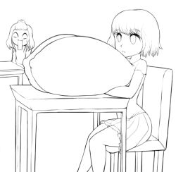 allbeatnik cotton_candy_love desk huge_breasts shocked_expression shortstack