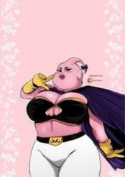 big_ass big_breasts big_butt buu candy cleavage cleavage_cutout cleavage_overflow cleavage_window curvaceous curves curvy curvy_body curvy_hips curvy_thighs cute dragon_ball dragon_ball_super dragon_ball_z female female_only genderswap_(mtf) leggings legwear majin majin_buu majin_mark male_to_female mozartav overweight pink_lipstick pink_skin rule_63 shiny_breasts thick what wide_hips wtf