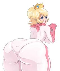 1girls ass big_ass big_breasts blonde_hair blue_eyes breasts busty crown curvaceous curvy curvy_body curvy_female curvy_figure drawingstiv dumptruck_ass female gnkpart huge_ass huge_breasts large_ass large_breasts mario_(series) mario_kart pantylines plump plump_ass princess princess_peach voluptuous white_background