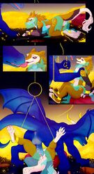 anthro anus bound chains dragon female furry harem jewelry male penis prehensile_clitoral_hood sergal shibeari size_difference slave sophia_o'rear straight