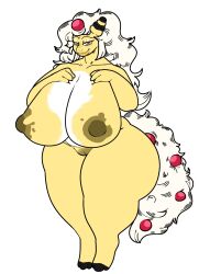 1girls ampharos areolae ass bedroom_eyes big_ass big_breasts big_thighs breasts breasts_out curvaceous curvy curvy_milf huge_ass huge_breasts huge_thighs lana_(megokinho) lips looking_at_viewer mature_female megokinho milf mother my_eyes_are_up_here naked nipples nude pokemon pokemon_(species) pussy seductive seductive_look thick_thighs voluptuous wide_hips