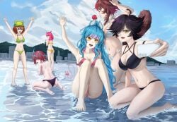 ass beach cellphone chessivt emikukis hetto_detto karmavt large_breasts latam_virtual_youtuber manasenshou owozu rakkun sirivt swimsuit virtual_youtuber vtuber vtuberfanart