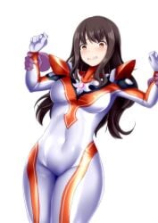 disgusted minato_asahi_(grigio) ultraman_(franchise) ultraman_r/b ultrawoman_grigio uncomfortable