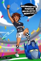 4chan accelart celebration mexico-chan_(accelart) optimus_prime soccer_uniform winner