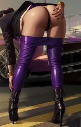 ai_generated bent_over cleavage grand_theft_auto gta_5 gta_online_female_character gta_v panties saints_row shaundi