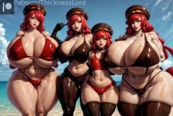 4girls abs ai_generated alternate_body_type alternate_breast_size alternate_costume athletic athletic_female bbw beach big_ass big_breasts big_butt bikini bimbo bimbo_lips black_legwear breasts breasts_bigger_than_head child_bearing_hips curvaceous curves curvy curvy_body curvy_female curvy_figure curvy_hips detailed_background female female_only flat_chest flat_chested hat hi_res high_resolution highres hips hips_wider_than_shoulders hourglass_figure huge_breasts legwear magma_cube massive_breasts massive_thighs minecraft mojang multiple_girls pale-skinned_female pale_skin red_lipstick shiny_skin slutty_outfit small_breasts stable_diffusion thick_thighs thicknesslord voluptuous voluptuous_female wide_hips yellow_eyes