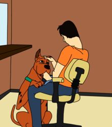 canine chair fellatio feral gay great_dane hanna-barbera human human_on_feral interspecies male male_only mammal oral penis scooby-doo scooby-doo_(character) sex thatgtaguy yaoi zoophilia