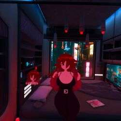 1girls 3d 3d_model animated big_breasts bouncing_breasts clothed friday_night_funkin girlfriend_(friday_night_funkin) girlfriend_(shadsterwolf) kallylady red_hair shadsterwolf tagme tease teasing thighs trepidation_gf_(friday_night_funkin) video vrchat vrchat_avatar vrchat_model