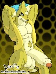 anthro anthrofied dante-feline floatzel hyper hyper_penis male male_only muscular nintendo oekaki penis pokémon_(species) pokemon shiny_pokemon solo video_games