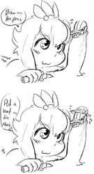 2015 camerupt character_request comic cute doodle erection female male monochrome nintendo penis pokemon sketch tingtongten