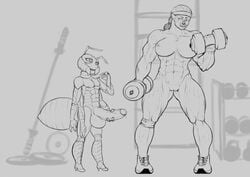 4_arms ant anthro doodle erection female huge_cock insects larger_female male male/female monochrome monster_girl multi_arm multi_limb orc orc_female penis size_difference sketch smaller_male training v-sarg vladimir-sarg workout