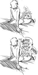 2015 camerupt doodle erection female male maxie_(pokemon) monochrome nintendo penis pokemon sketch tingtongten