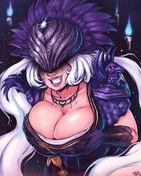 1girls 2015 big_breasts breasts female huge_breasts mega_milk meme nox_(smite) randomboobguy smiling smite solo