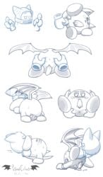 anal anal_sex animal_genitalia anus blue_skin blush clenched_teeth closed_eyes clothing cum cum_in_ass cum_inside dildo disembodied_hand duo erection gloves hood kirby_(series) magolor male membranous_wings meta_knight nintendo penetration penis pull_out sex sex_toy sketch spread_anus spreading sweat teeth vibrantechoes video_games wings yaoi