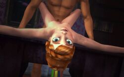 3d ambiguous_penetration animated anna_(frozen) ass blue_eyes boombadaboom bouncing_ass bouncing_breasts braid breasts disney faceless_male feet_out_of_frame female frozen_(film) human looking_at_viewer male missionary nipples nude red_hair sex smile source_filmmaker straight tied_hair upside-down