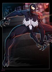 1futa 2023 balls big_breasts big_penis breasts erection futa_only futanari hi_res humanoid humanoid_penis long_tongue marvel marvel_comics nipples nude penis renezuo sharp_fingernails sharp_teeth she-venom solo spider-man_(series) symbiote tongue tongue_out venom_(marvel)