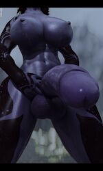 1futa 3d big_areola big_balls big_breasts big_nipples big_penis dark-skinned_futanari dark_elf elf elf_ears elf_futanari futa_only futanari highres huge_breasts huge_cock kiptisin skyrim solo solo_futa taker_pov tattoo tattoos the_elder_scrolls thick_penis wet wet_body wet_skin