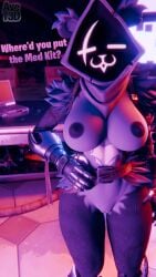 1girls 3d 3d_(artwork) absurd_res anthro areola areolae artist_logo avet3d bear_ears belt big_ass big_breasts blender_(software) blurred_background body_markings breasts buckle chromatic_aberration claws cloak dialogue facing_viewer feathers female fortnite fortnite:_battle_royale fortnite_text_font functionally_nude fur furry gauntlets glare glowing glowing_eyes hi_res highres hood hood_up looking_at_viewer male_pov metal_claws mostly_nude naked narrowed_eyes nipples nude nude_female partially_clothed portrait purple_body purple_fur purple_nipples pussy raven_team_leader scar scar_across_eye screen solo speaking squint squinted_eyes squinting standing straps talking talking_to_viewer text thick_thighs thighs vagina wide_hips