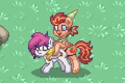 female pony pony_town strap-on yuri