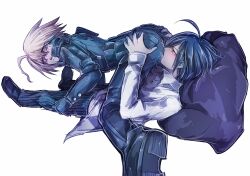 1cuntboy 69 69_position absurd_res android armor ass ass_grab blue_eyes blue_hair blush boy_on_top clothed color cuntboy cuntboy/male cuntboysub danganronpa danganronpa_v3 drooling eating_pussy head_on_pillow highres intersex kiibo licking licking_pussy oral oral_sex pale_skin pillow riyuta robot robot_boy saihara_shuuichi tongue twink white_hair yellow_eyes