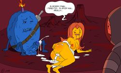 @atsign adventure_time ambiguous_consent cinnamon_bun creampie cuckold cum cum_in_pussy female finn_the_human flame_princess infidelity leaking netorare