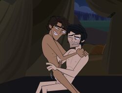 anal anal_sex cum cum_drip cum_in_ass cum_inside dark-skinned_male dark_hair derek_johnson disventure_camp gay gay_anal gay_domination gay_male gay_sex hickey hickey_marks light-skinned_male odd_nation_cartoons skinny toony trevor_mcgregor unkn0wncurve voyeurism yaoi