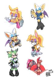 2016 anal anthro anus balls breasts bunnie_rabbot clothed clove_the_pronghorn color coolblue double_penetration female furry lien-da maids_dress male mammal outercourse paizuri penetration penis pussy rabbit rouge_the_bat signature sonic_(series) sonic_the_hedgehog_(archie) sonic_the_hedgehog_(comics) straight vaginal_penetration