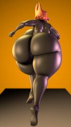 big_ass big_breasts breasts bubble_butt diane_foxington huge_ass thick_thighs wide_hips yukinikkifurry